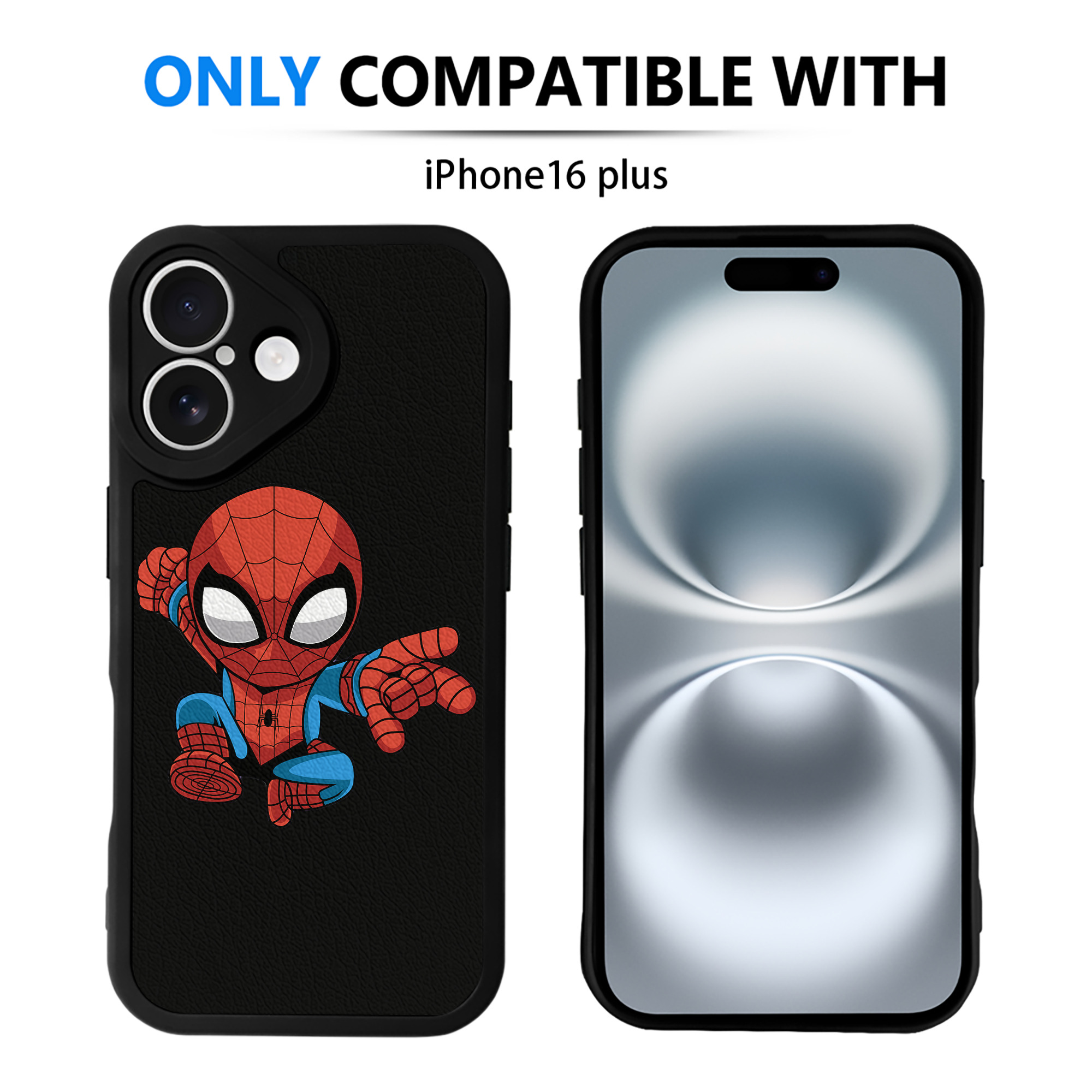 （画像用） アベンジャーズ The Avengers 【iPhone 16シリーズ対応】シリコンスマホケース（レザー調） 材質：シリコン